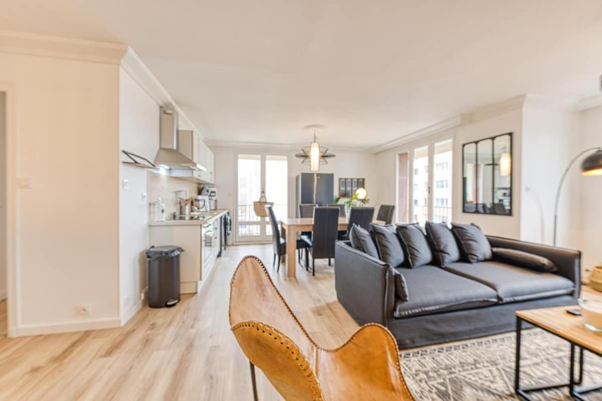 Magnificent Apartment, 4 Bedrooms, Fiber Wifi Гренобль Екстер'єр фото
